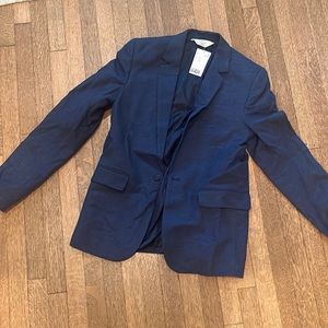 Dark navy blazer one button